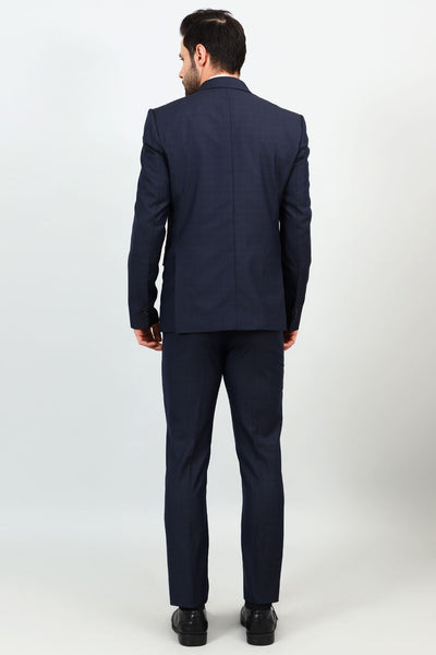 Poly Viscose Blue 1 Three Piece Suit