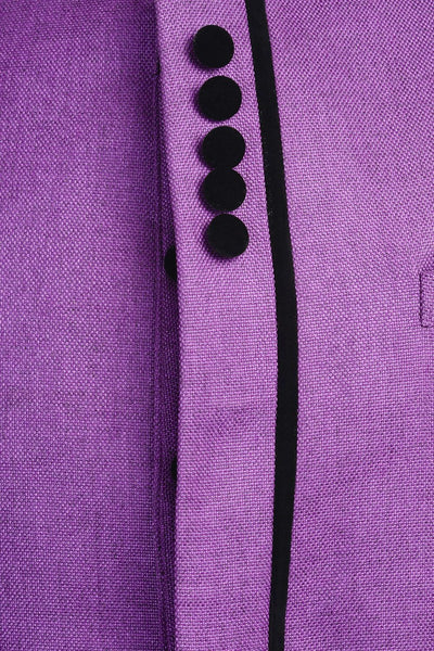 Rayon Purple Bandhgala