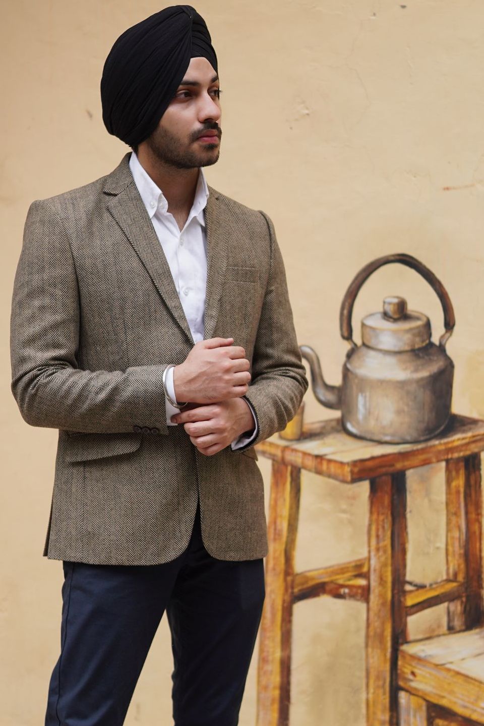 tweed coat india