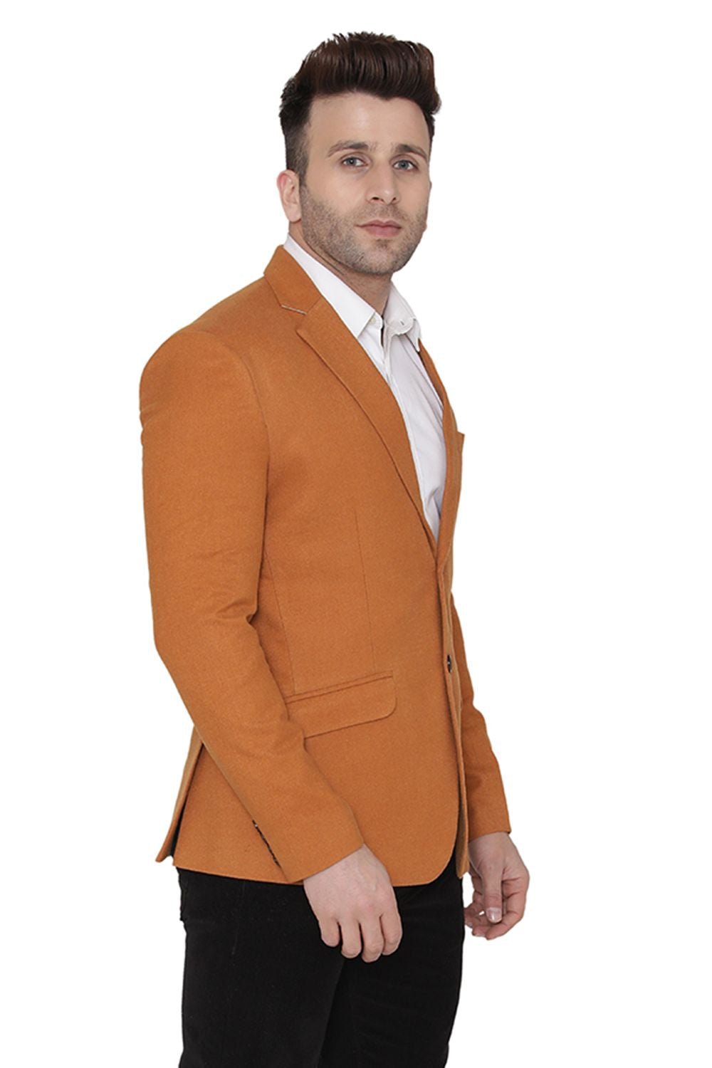 Wool Orange Blazer