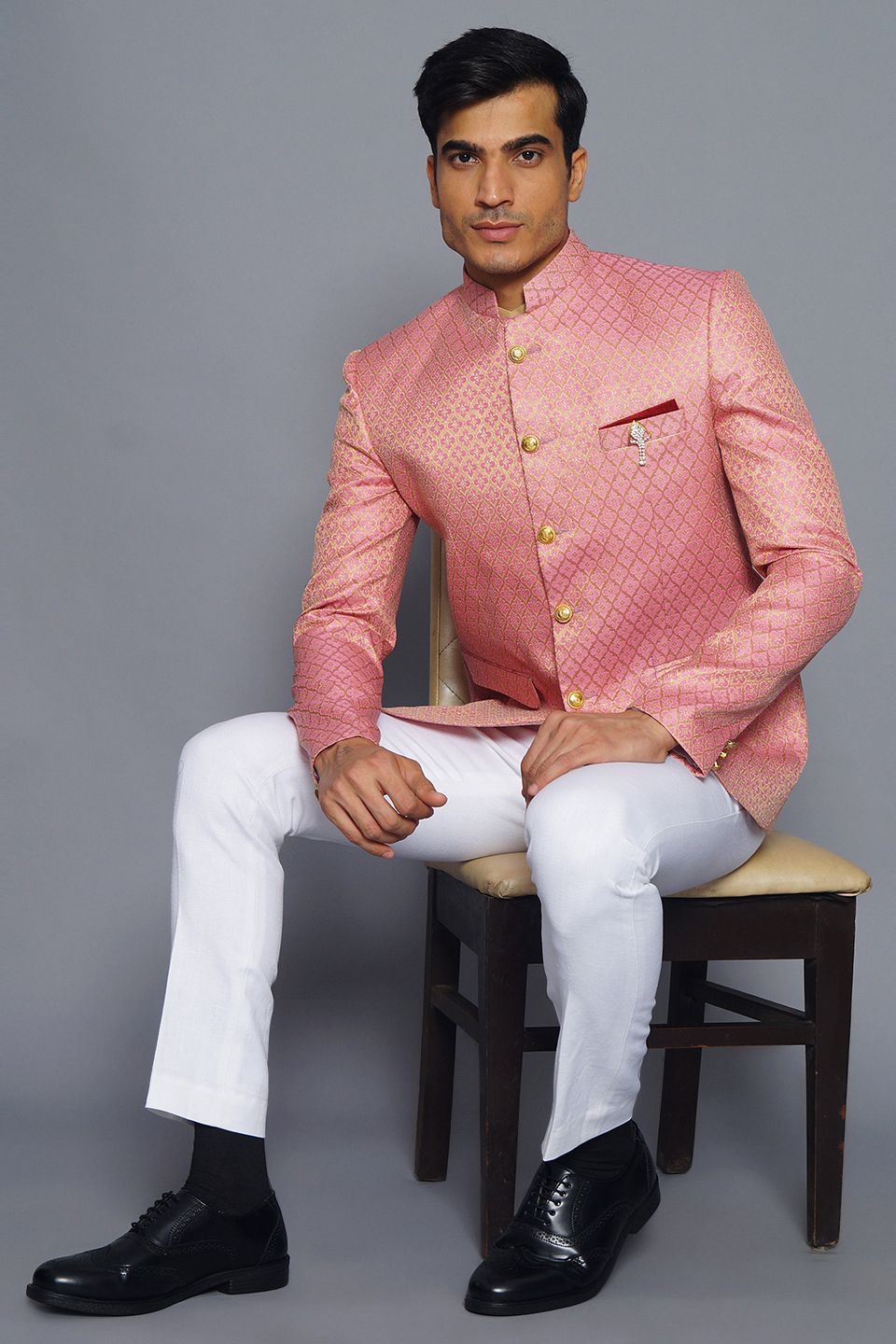 Pink blazer mens india online