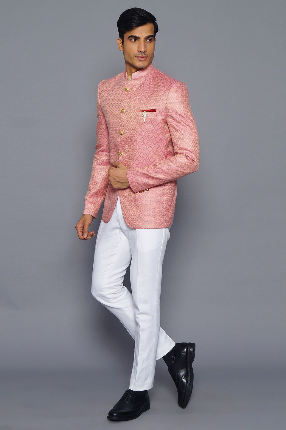 Pink blazer mens india 2025