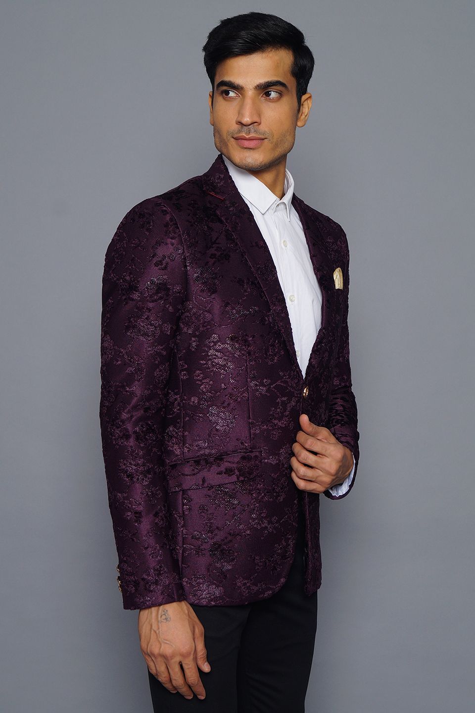 Mens embroidered coat hotsell