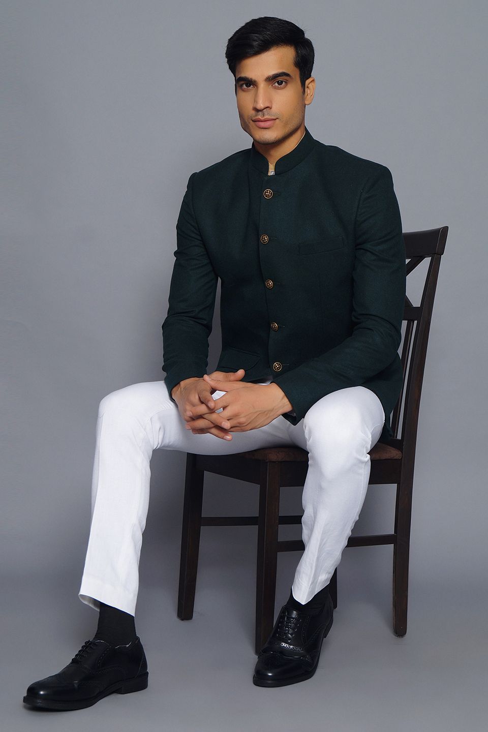 Mens bandhgala blazer shop