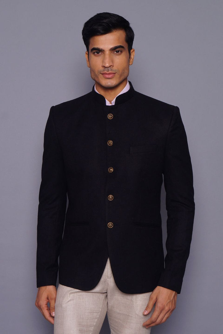 Bandhgala blazer for men clearance