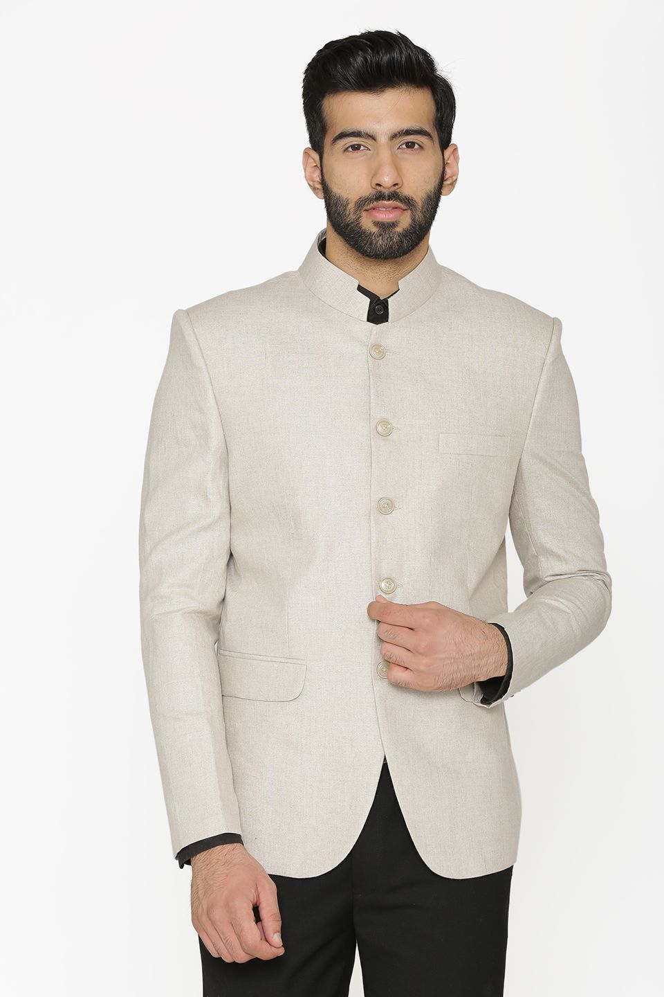 100% Linen White Blazer Coat Jacket
