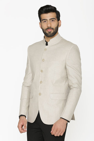 100% Linen White Blazer Coat Jacket