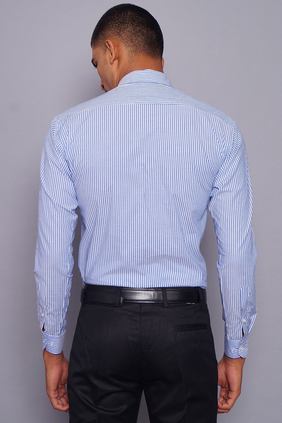 100% Premium Cotton Blue Strip Shirt