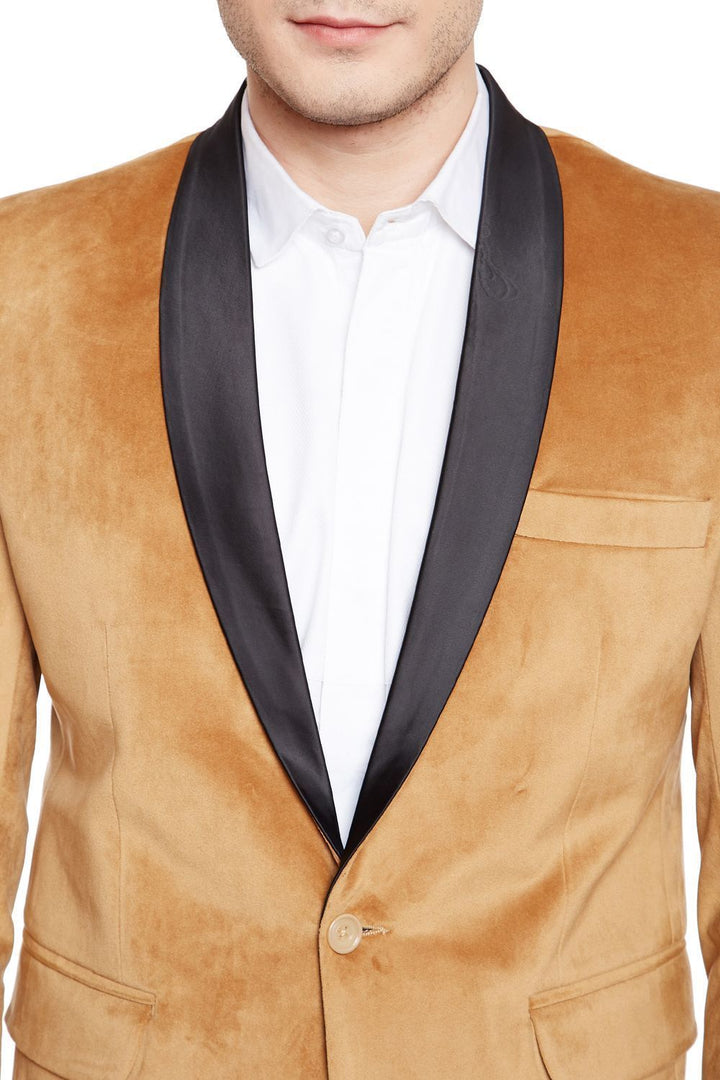 Wintage Men's Premium Velvet Notch Lapel Tuxedo Coat Blazer Jacket