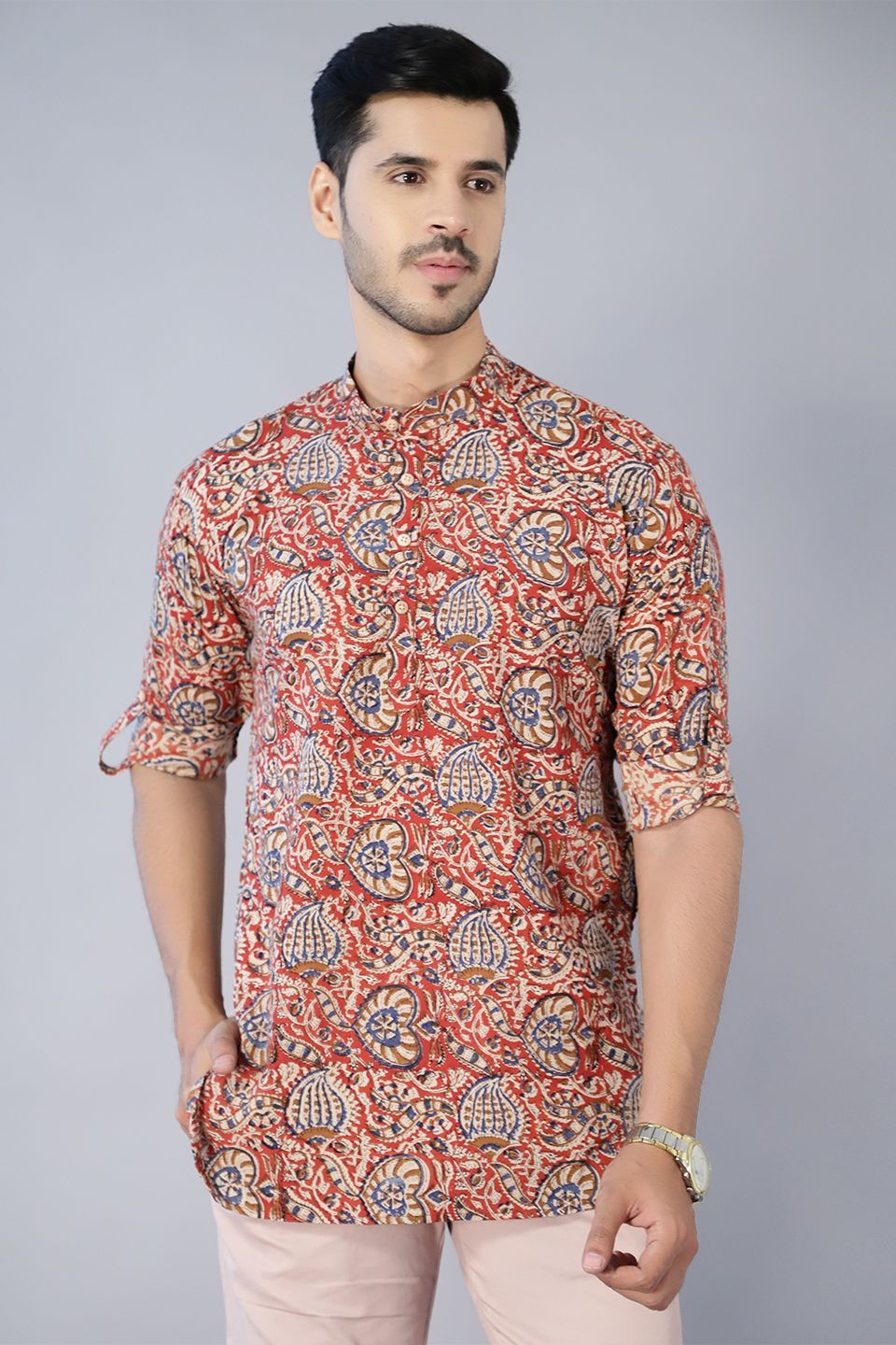 Jaipur 100% cotton multicolor kurta shirt