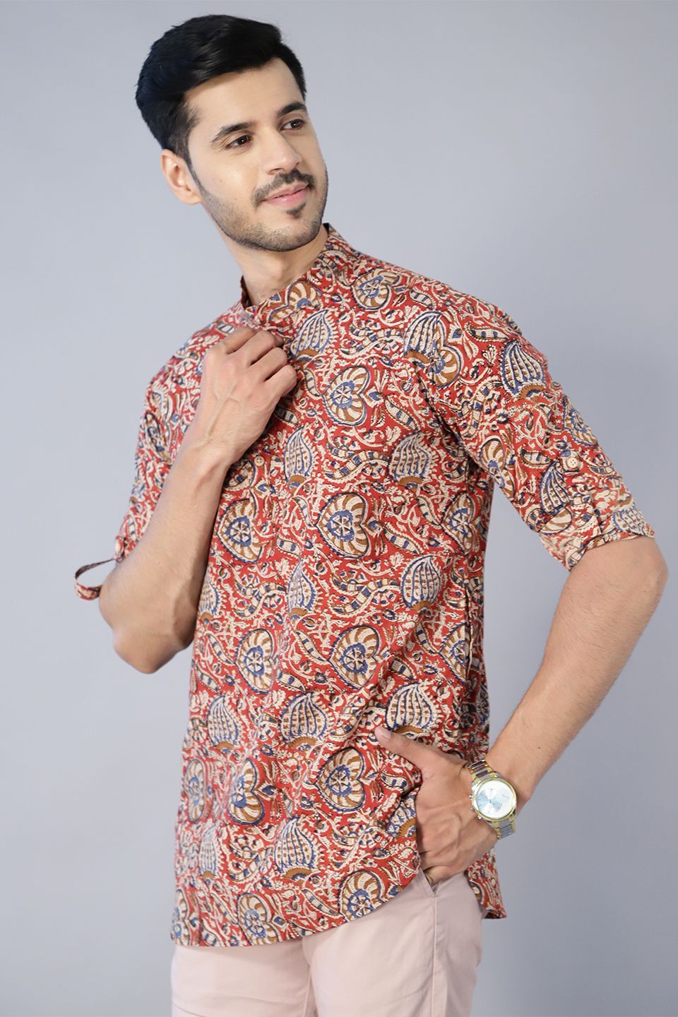 Jaipur 100% cotton multicolor kurta shirt