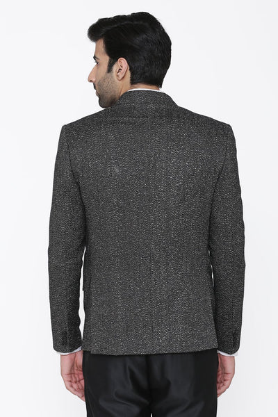 Tweed Wool Grey Blazer