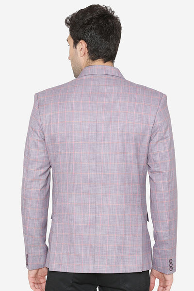 Polyester Cotton Purple  Blazer