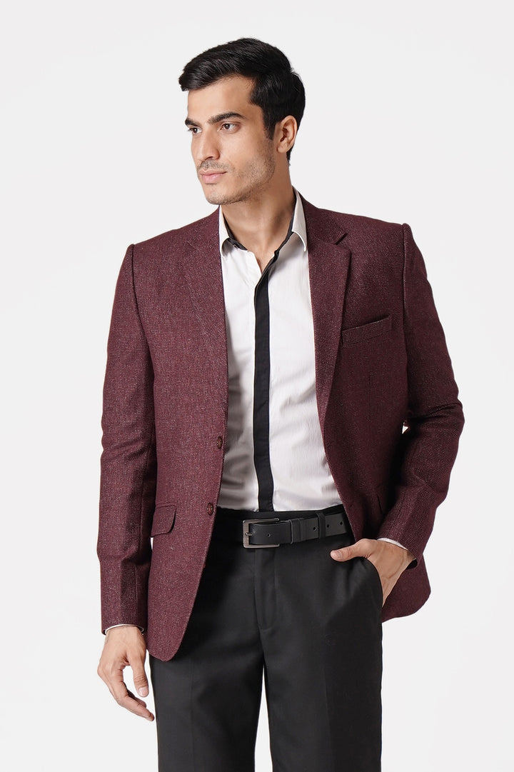 WINTAGE Men's Tweed Casual and Festive Blazer Coat Jacket