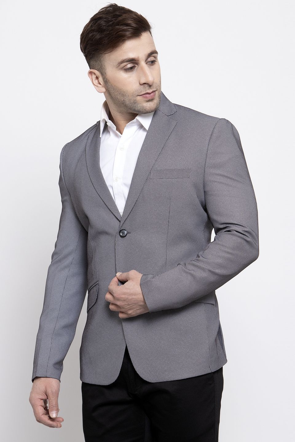 Silver coat for men shop