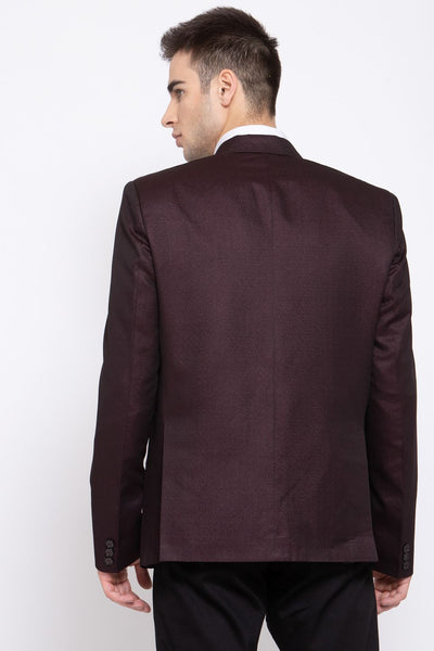 Wintage Men's Poly Blend Formal and Evening Blazer Coat Jacket : Brown