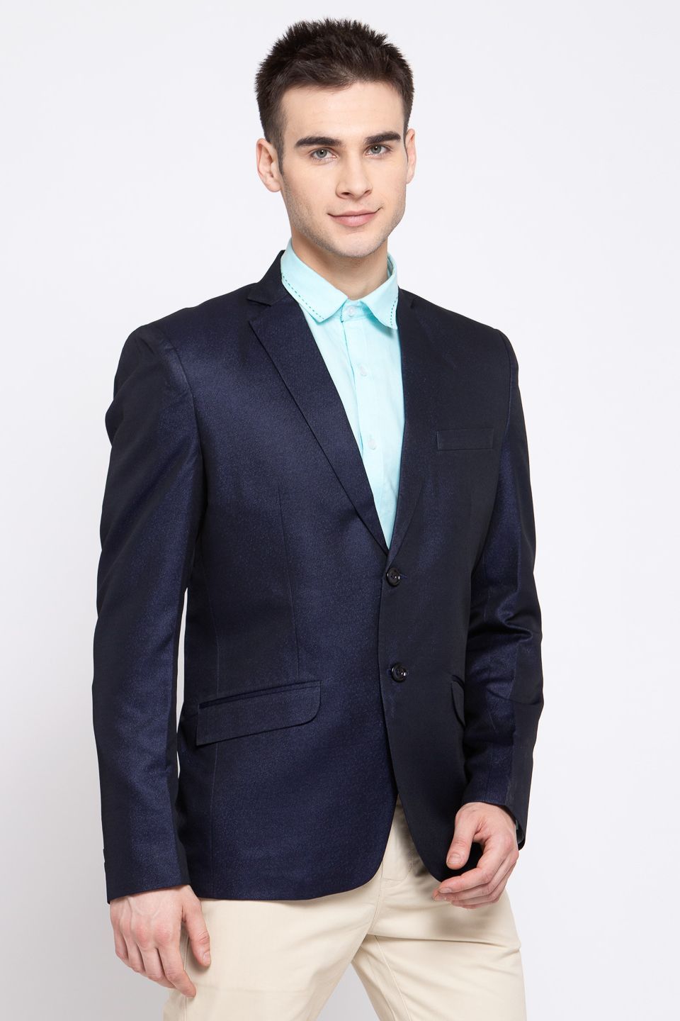 Navy evening coat hotsell
