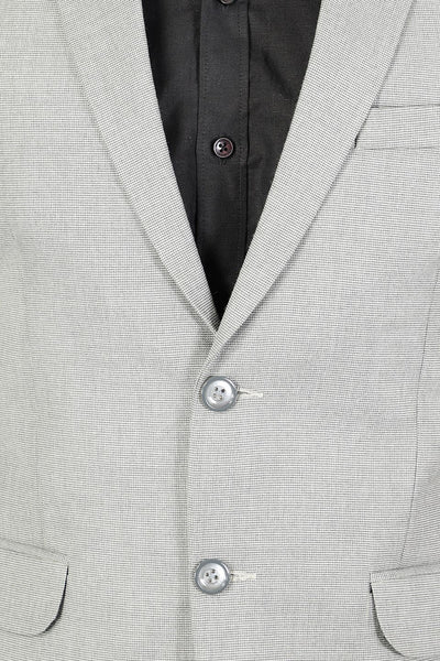 Polyester Cotton Plain Grey Blazer