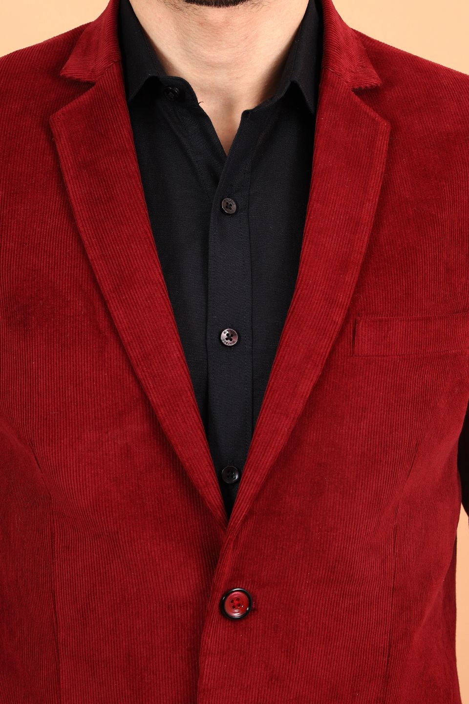 Red corduroy blazer mens deals