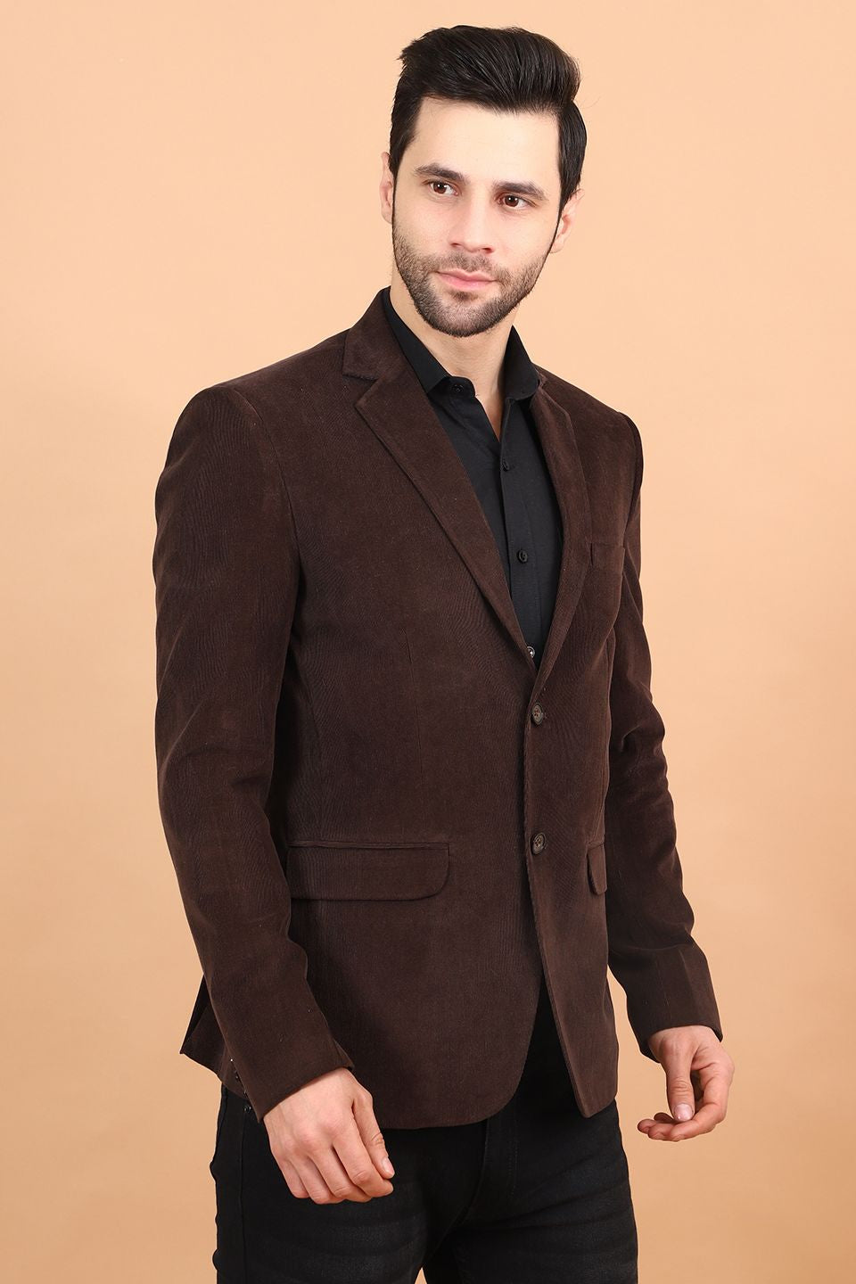 Casual Chocolate Brown Blazer Mens Brown Blazer Blazer Colour For