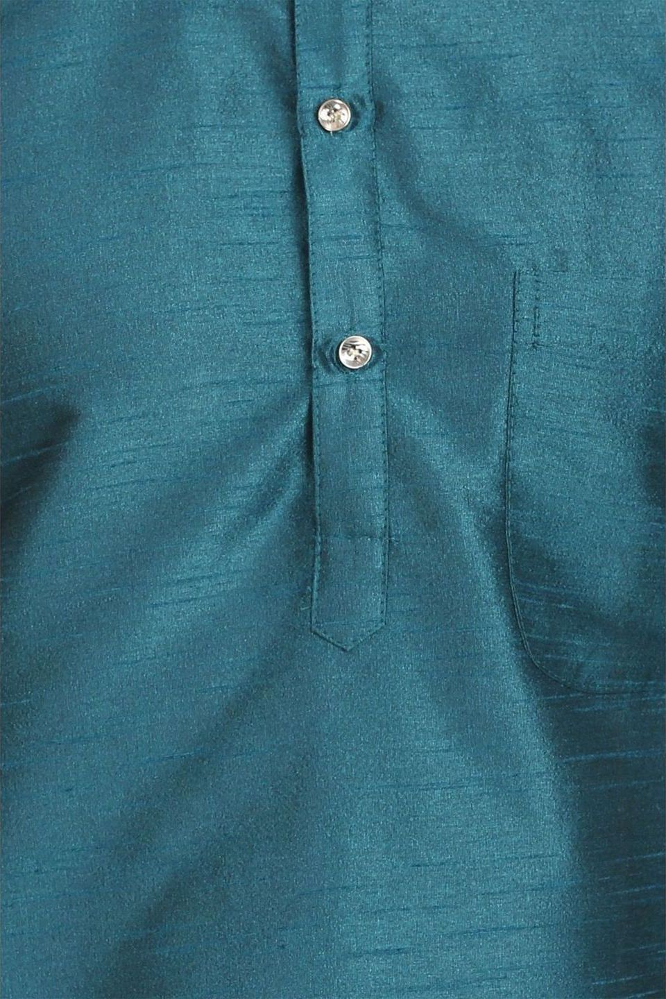 Banarasi Art Silk Green Kurta Pyjama