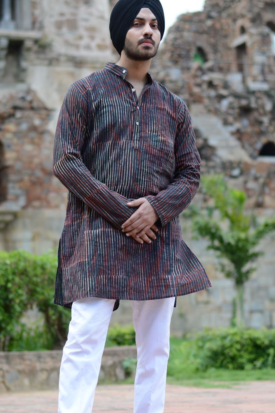 Jaipur 100% Cotton Multicolored Long Kurta Pajama