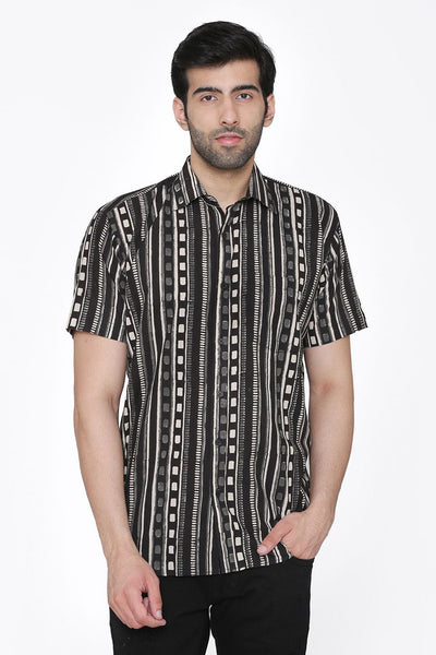 Jaipur 100%  Cotton Black Shirt