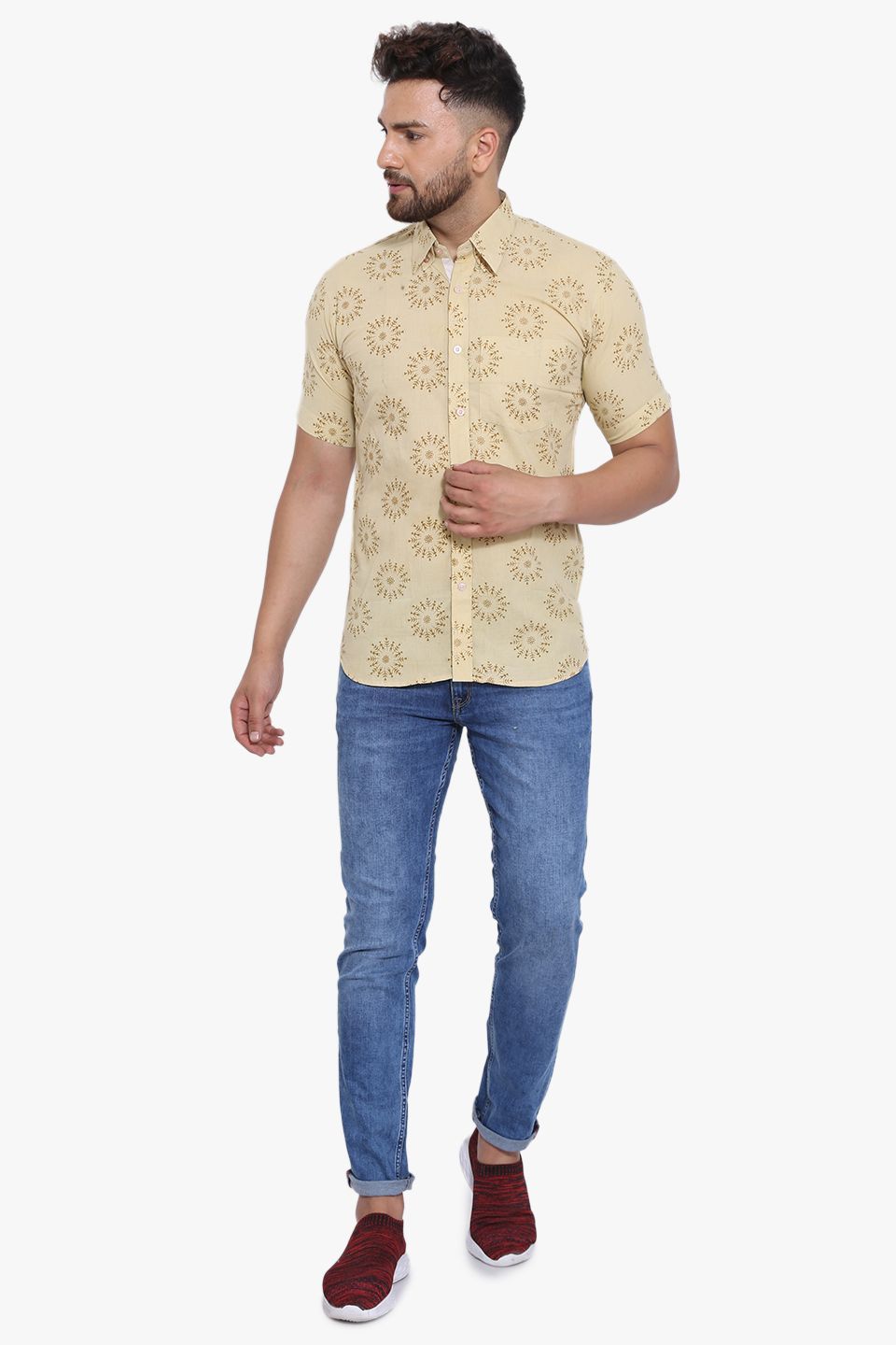 Jaipur 100% Cotton Camel Shirt