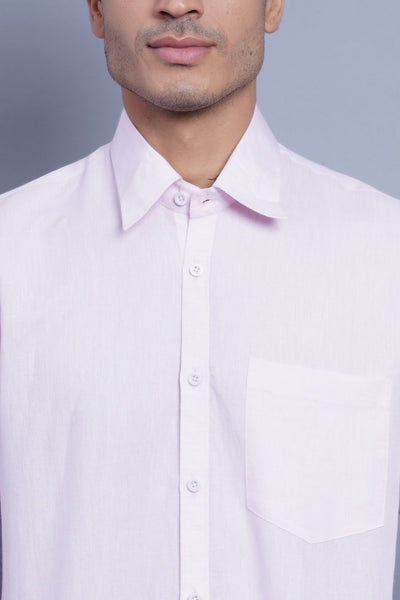 Wintage Men's Linen Casual Shirt: Cream