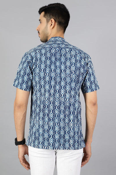 Jaipur 100% Cotton Indigo  Shirt