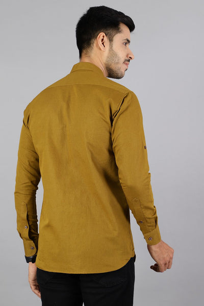 100% Premium Cotton Green Shirt