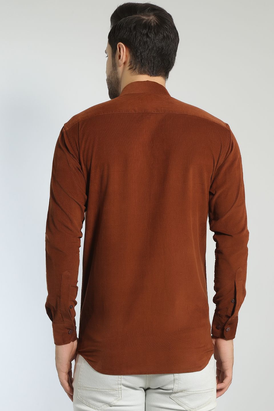 Corduroy Cotton Brown Shirt