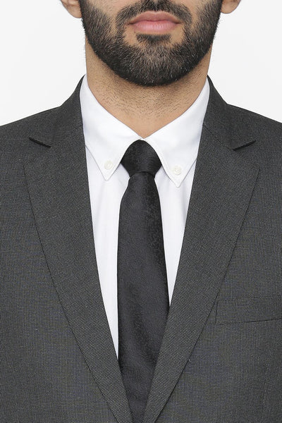 Polyester Cotton Grey Suit