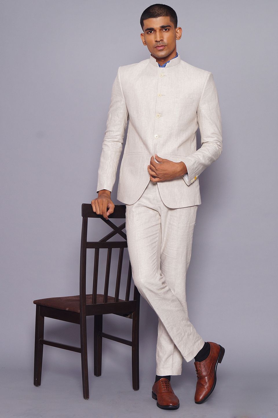 Buy Wintage Men's Pure Linen Suit online