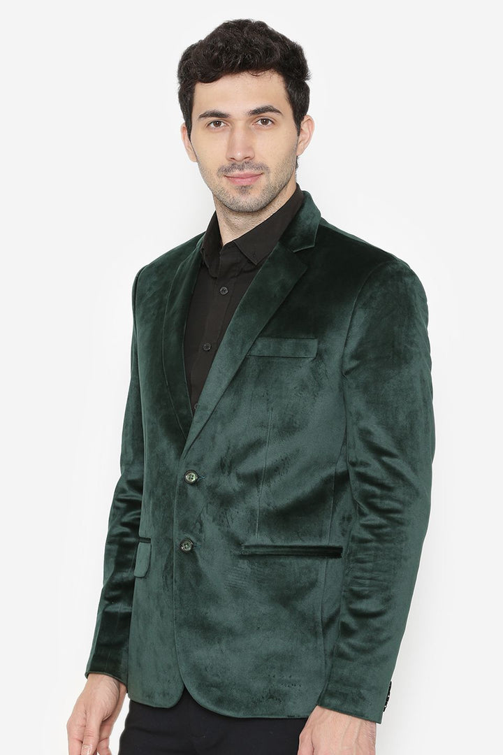 Green suede blazer mens new arrivals