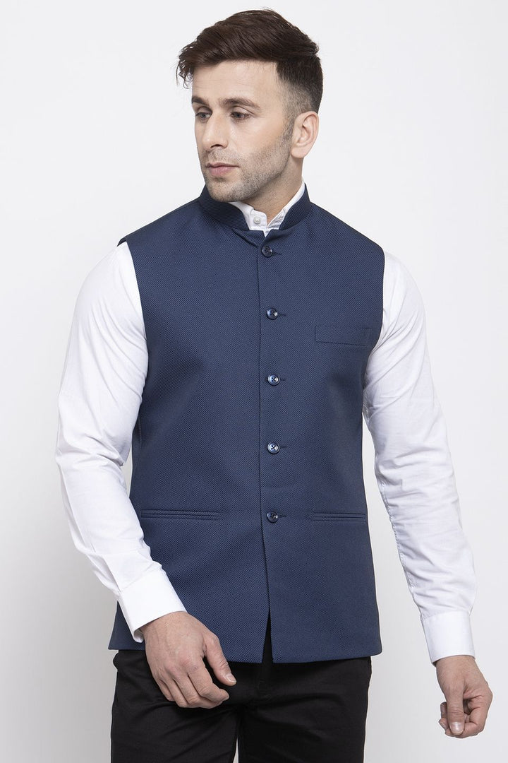Nehru jacket formal look hot sale