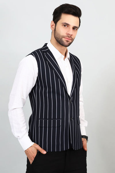 Polyester Cotton Blue 1 Modi Nehru Jacket