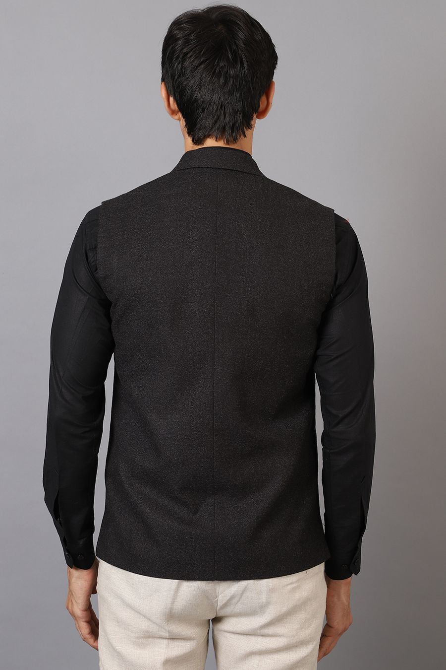 Tweed Modi Jacket Buy WINTAGE Men's Tweed Wool Grey Modi Nehru Jacket