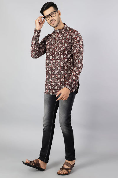Jaipur 100%  Cotton Multicolored Kurta Shirt