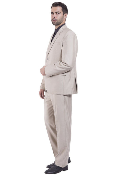Poly Blend Beige Suit